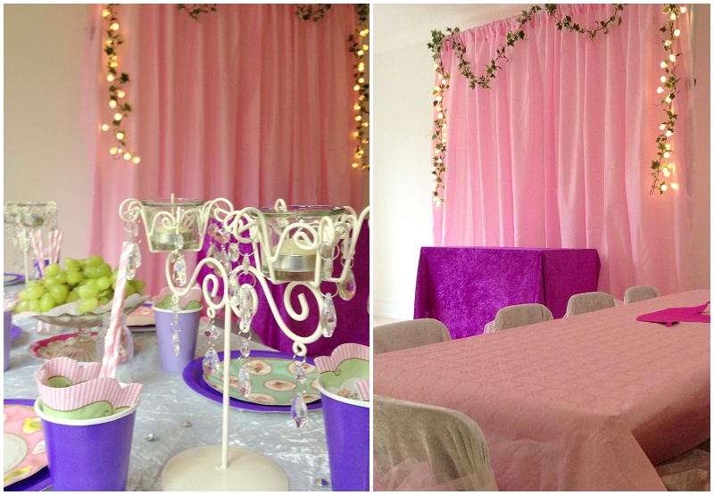 Princess party table 